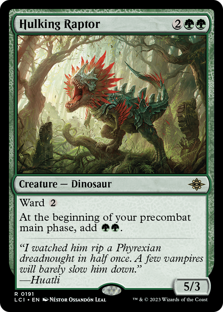 Hulking Raptor [The Lost Caverns of Ixalan] | Cracking-Singles