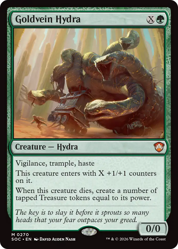 Goldvein Hydra [Secrets of Strixhaven Commander] | Cracking-Singles