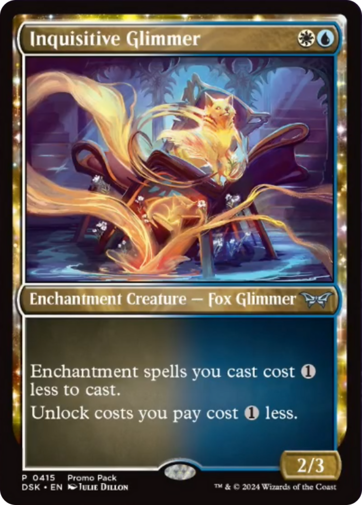 Inquisitive Glimmer (Promo Pack) [Duskmourn: House of Horror Promos] | Cracking-Singles