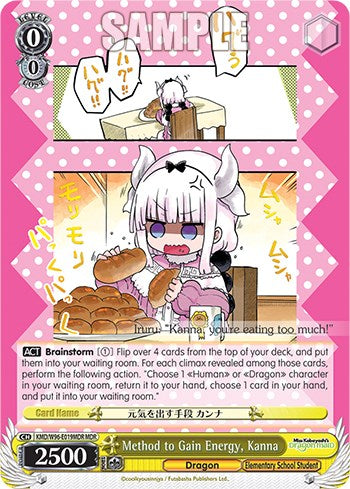 Method to Gain Energy, Kanna [Miss Kobayashi's Dragon Maid] | Cracking-Singles