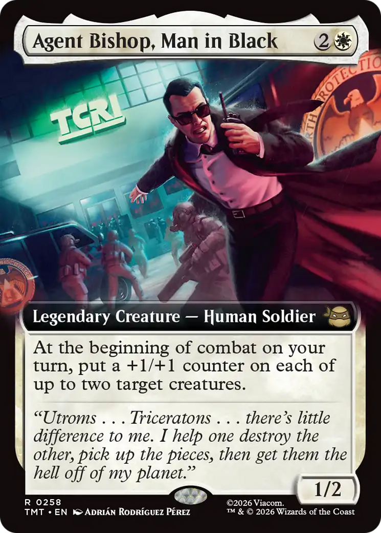 Agent Bishop, Man in Black (Extended Art) [Teenage Mutant Ninja Turtles] | Cracking-Singles