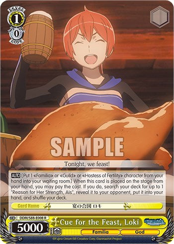 Cue for the Feast, Loki (DDM/S88-E008 R) [Is it Wrong to Try to Pick Up Girls in a Dungeon?] | Cracking-Singles