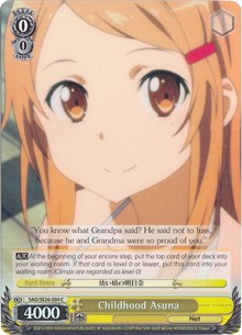 Childhood Asuna (SAO/SE26-E04 C) (Parallel Foil) [Sword Art Online II Vol.2] | Cracking-Singles