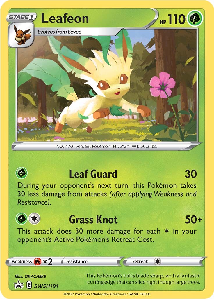 Leafeon (SWSH191) [Sword & Shield: Black Star Promos] | Cracking-Singles