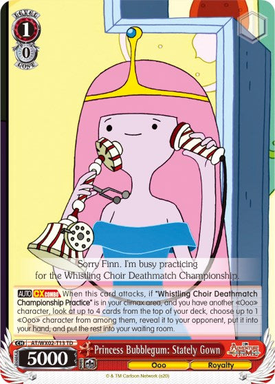 Princess Bubblegum: Stately Gown (AT/WX02-T13 TD) [Adventure Time] | Cracking-Singles