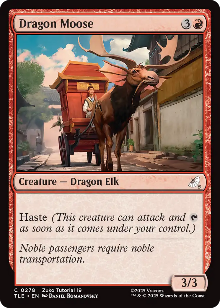 Dragon Moose (0278) [Avatar: The Last Airbender: Eternal-Legal] | Cracking-Singles