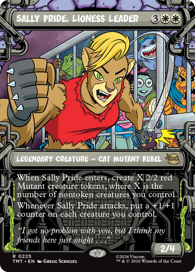Sally Pride, Lioness Leader (Showcase) [Teenage Mutant Ninja Turtles] | Cracking-Singles