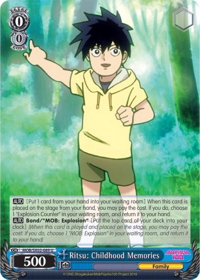 Ritsu: Childhood Memories (MOB/SX02-089 U) [Mob Psycho 100] | Cracking-Singles