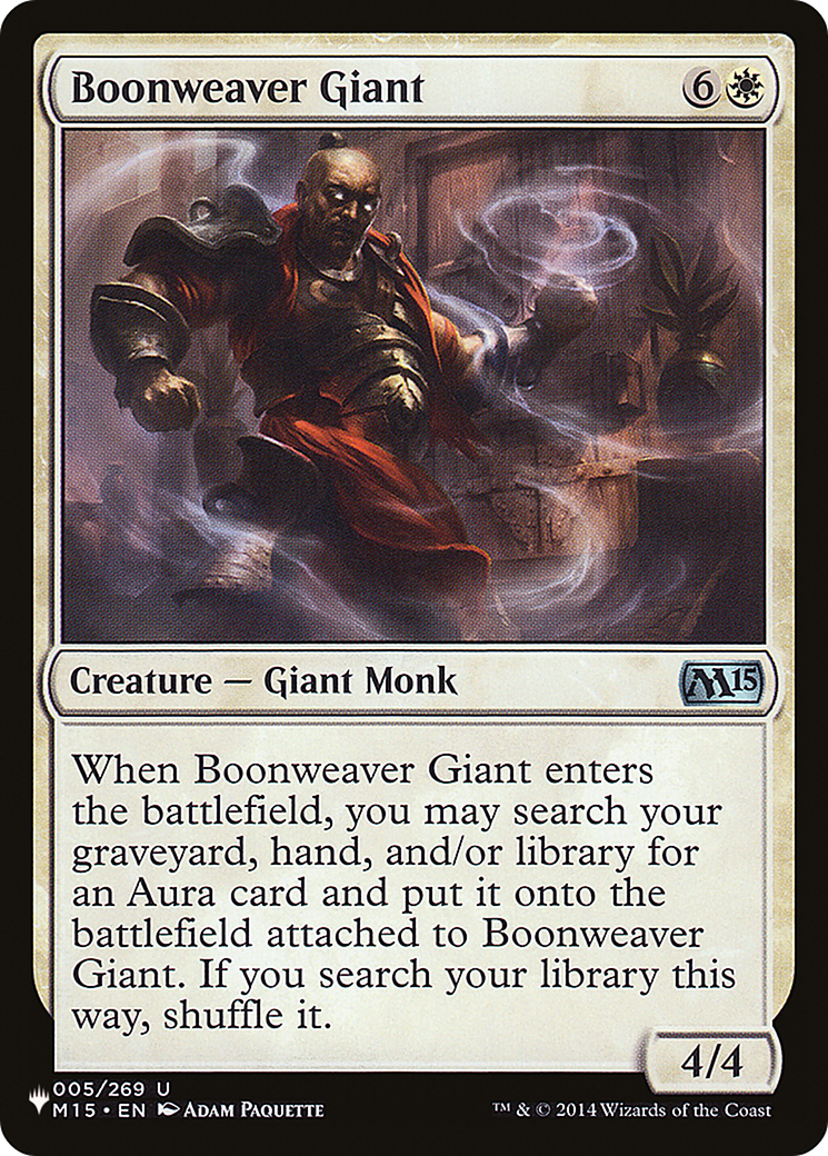Boonweaver Giant [The List] | Cracking-Singles