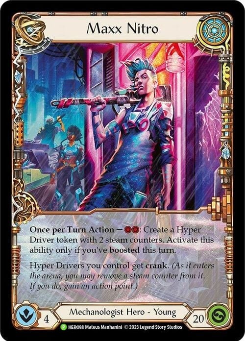 Maxx Nitro [HER098] (Bright Lights)  Rainbow Foil | Cracking-Singles