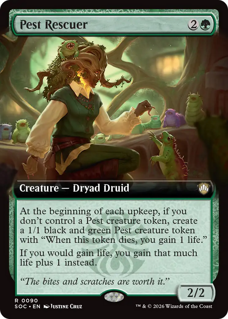 Pest Rescuer (Extended Art) [Secrets of Strixhaven Commander] | Cracking-Singles