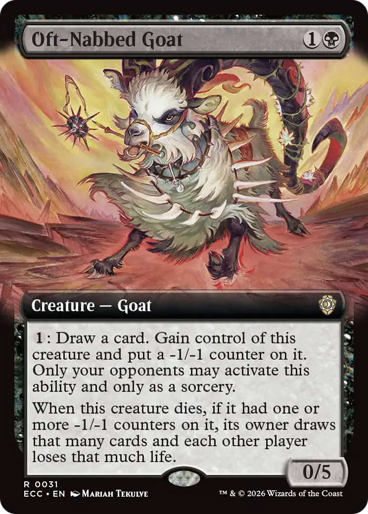 Oft-Nabbed Goat (Extended Art) [Lorwyn Eclipsed Commander] | Cracking-Singles