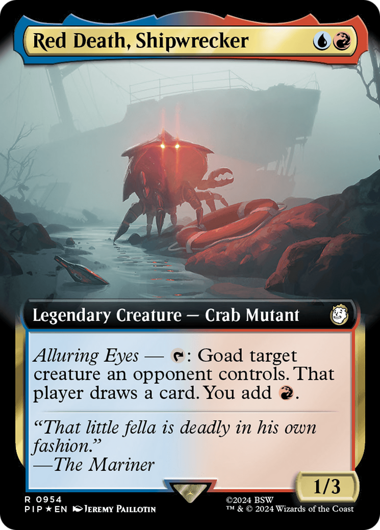 Red Death, Shipwrecker (Extended Art) (Surge Foil) [Fallout] | Cracking-Singles