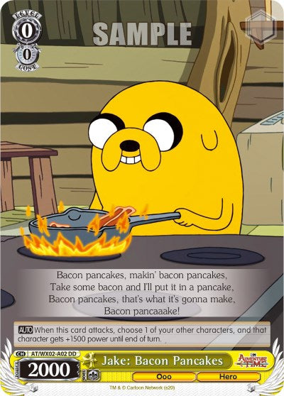Jake: Bacon Pancakes (AT/WX02-A02) (Promo) [Adventure Time] | Cracking-Singles