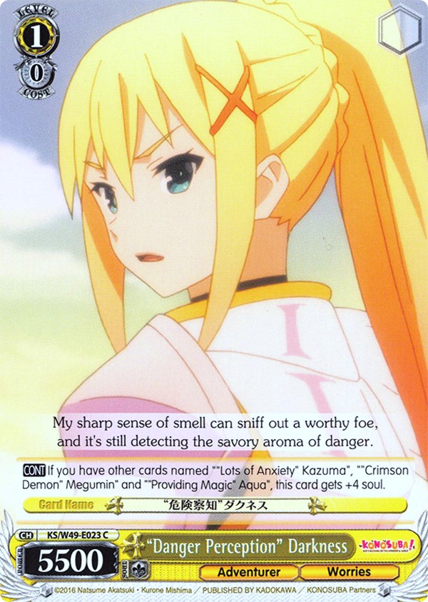"Danger Perception" Darkness (KS/W49-E023 C) [KonoSuba] | Cracking-Singles