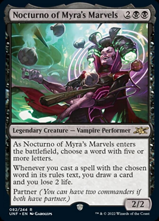 Nocturno of Myra's Marvels [Unfinity] | Cracking-Singles