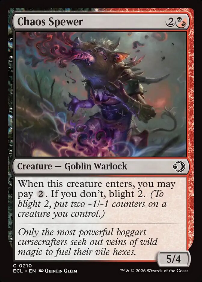Chaos Spewer [Lorwyn Eclipsed] | Cracking-Singles