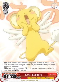 Kero: Euphoria (CCS/WX01-T08R RRR) [Cardcaptor Sakura: Clear Card] | Cracking-Singles