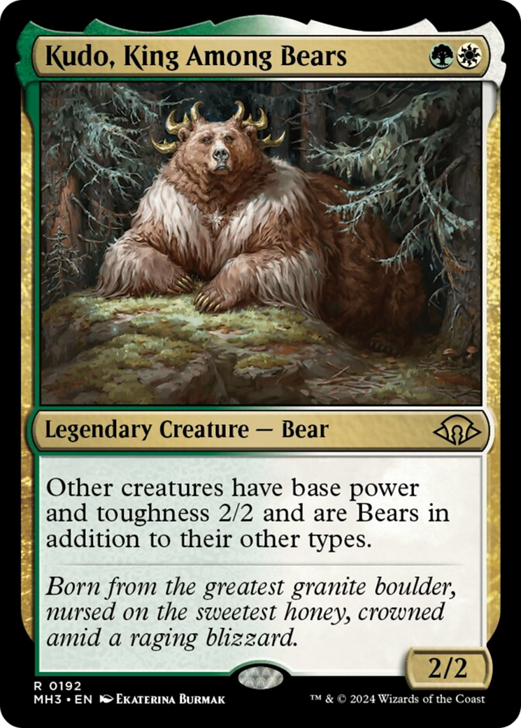 Kudo, King Among Bears [Modern Horizons 3] | Cracking-Singles