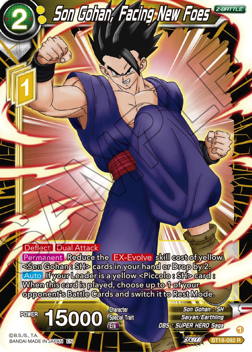 Son Gohan, Facing New Foes (BT18-092) [Dawn of the Z-Legends] | Cracking-Singles