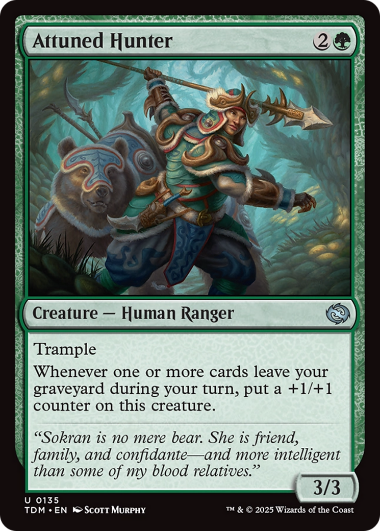 Attuned Hunter [Tarkir: Dragonstorm] | Cracking-Singles