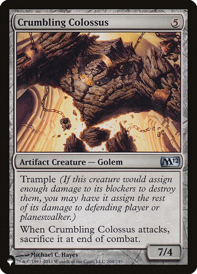 Crumbling Colossus [The List] | Cracking-Singles
