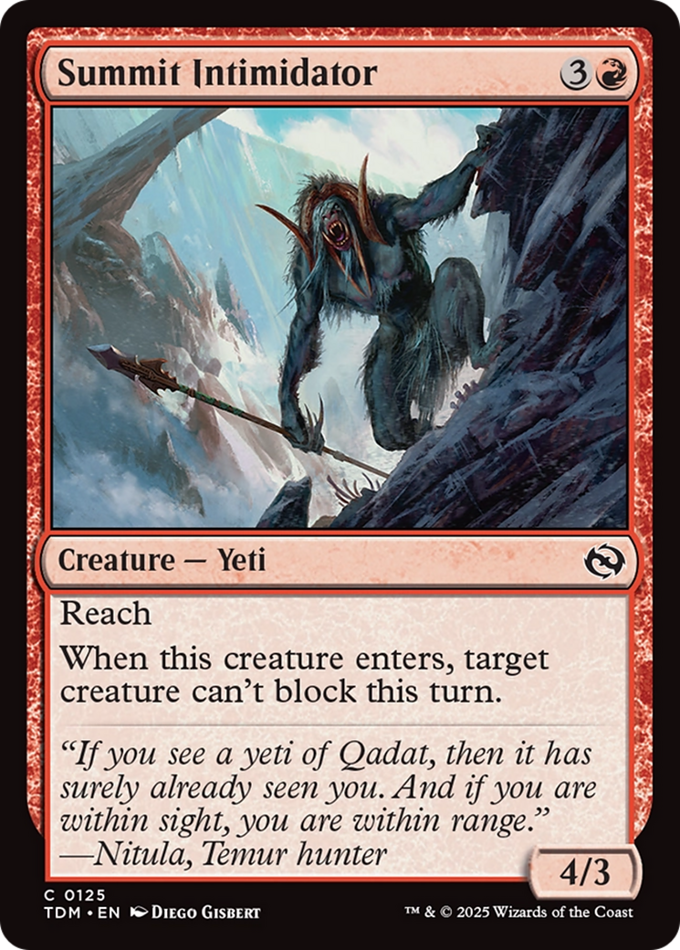 Summit Intimidator [Tarkir: Dragonstorm] | Cracking-Singles