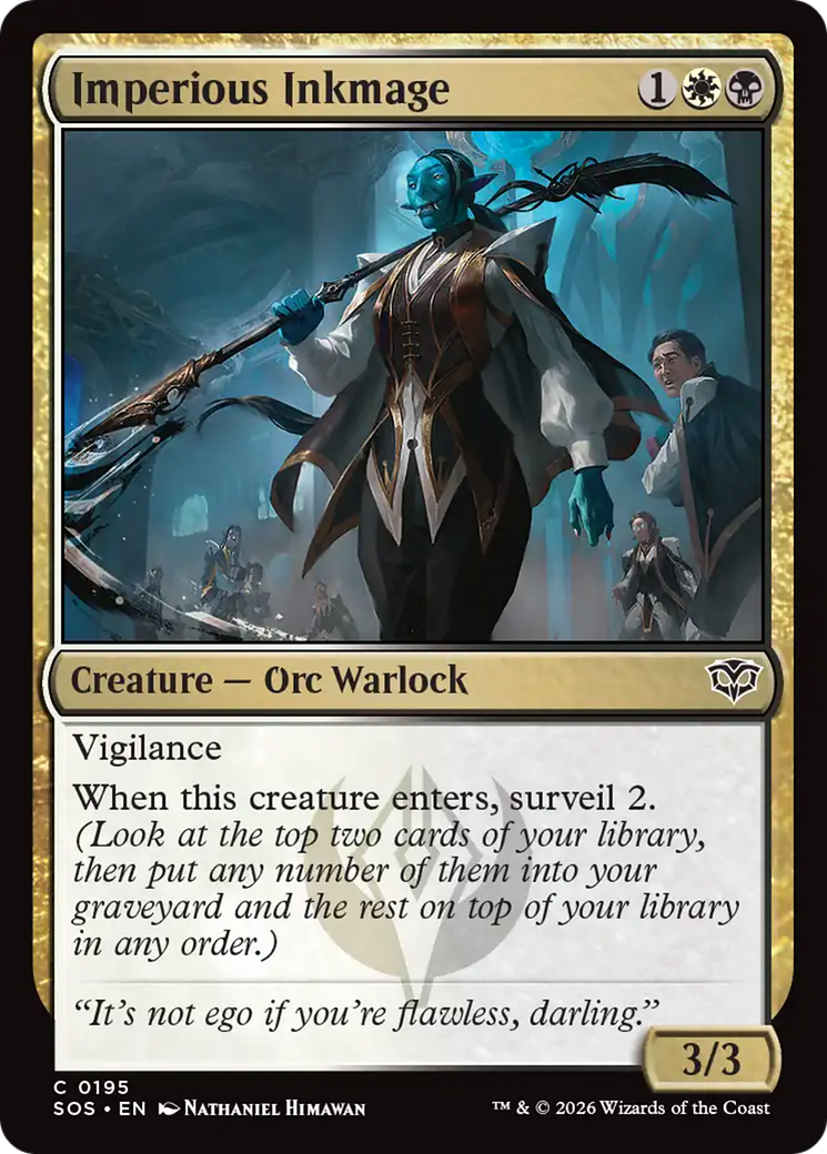 Imperious Inkmage [Secrets of Strixhaven] | Cracking-Singles
