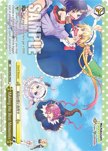 Making the Best Memories [Miss Kobayashi's Dragon Maid] | Cracking-Singles