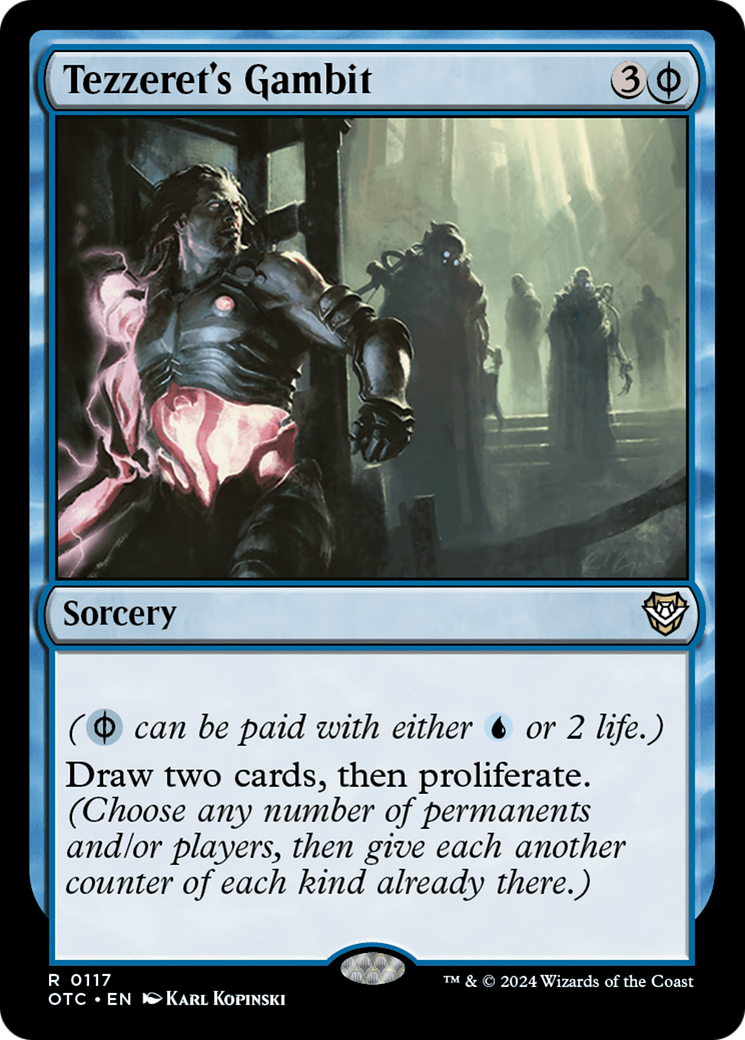 Tezzeret's Gambit [Outlaws of Thunder Junction Commander] | Cracking-Singles