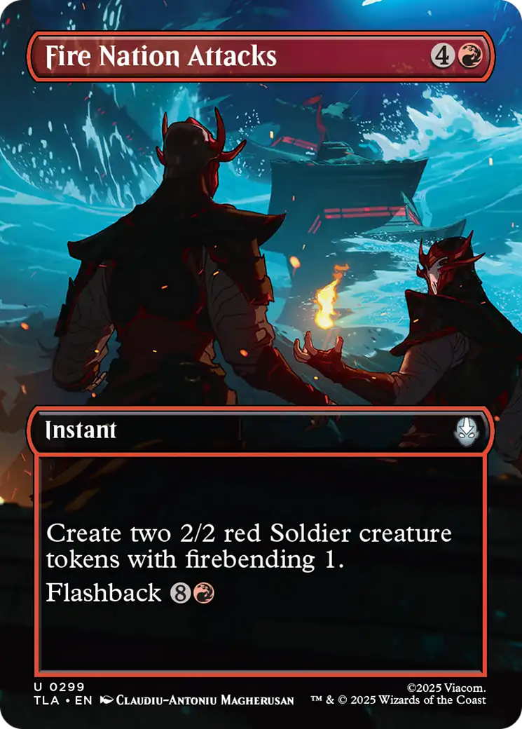 Fire Nation Attacks (Borderless) [Avatar: The Last Airbender] | Cracking-Singles