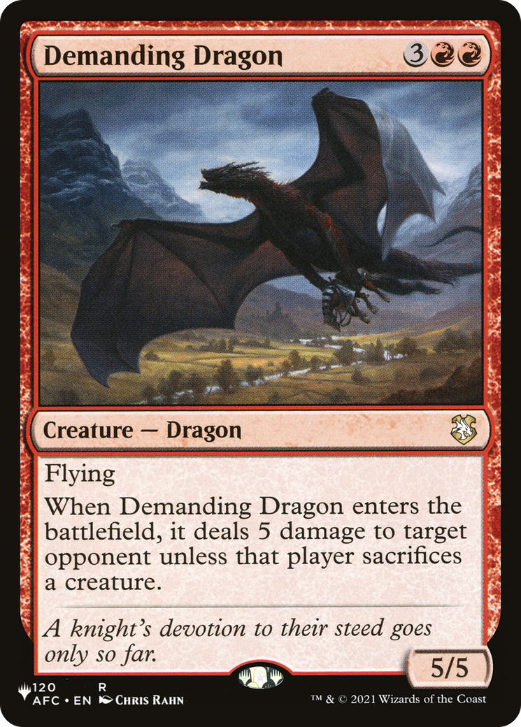 Demanding Dragon [The List] | Cracking-Singles