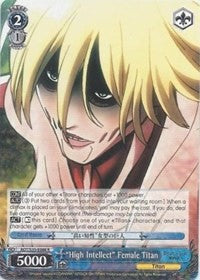 "High Intellect" Female Titan (AOT/S35-E088 R) [Attack on Titan] | Cracking-Singles