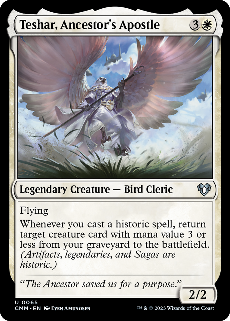 Teshar, Ancestor's Apostle [Commander Masters] | Cracking-Singles
