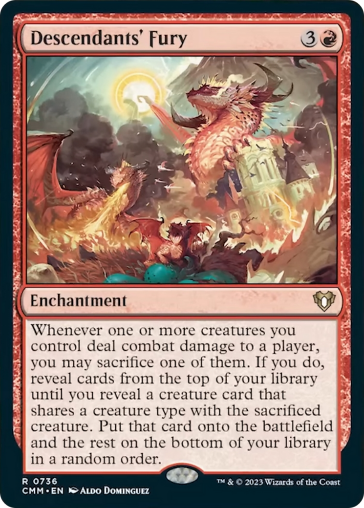 Descendants' Fury [Commander Masters] | Cracking-Singles