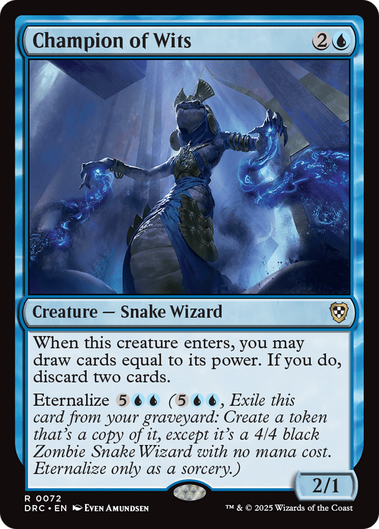 Champion of Wits [Aetherdrift Commander] | Cracking-Singles