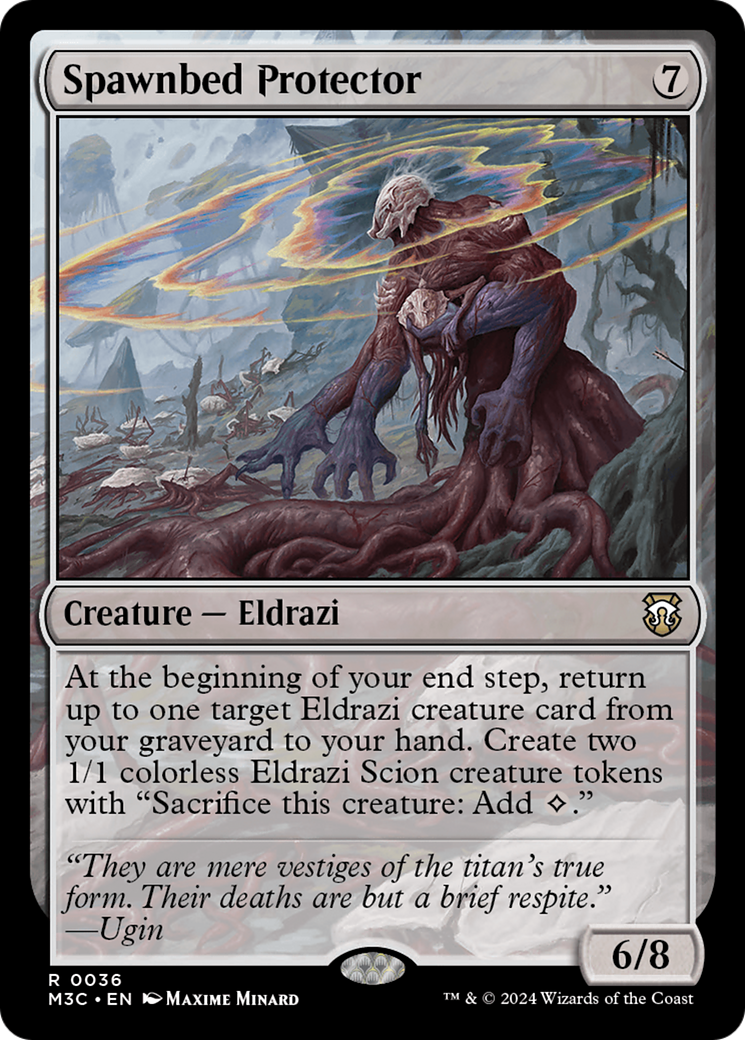 Spawnbed Protector (Ripple Foil) [Modern Horizons 3 Commander] | Cracking-Singles