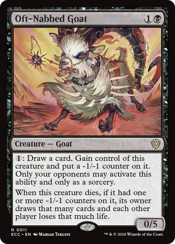 Oft-Nabbed Goat [Lorwyn Eclipsed Commander] | Cracking-Singles
