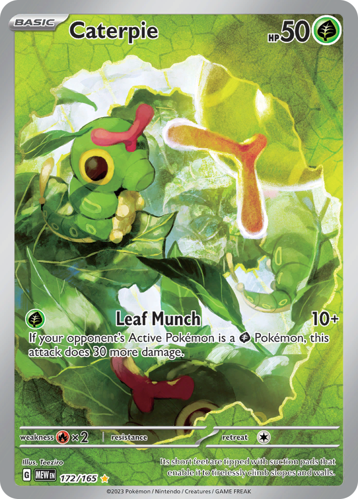 Caterpie (172/165) [Scarlet & Violet 151] | Cracking-Singles