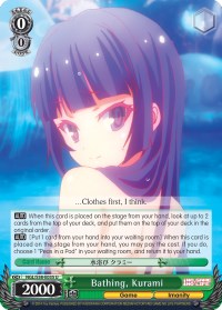 Bathing, Kurami (NGL/S58-E035 U) [No Game No Life] | Cracking-Singles