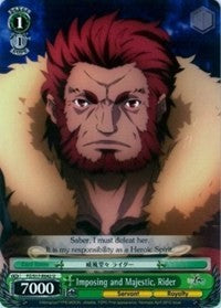 Imposing and Majestic, Rider (FZ/S17-E042 U) [Fate/Zero] | Cracking-Singles