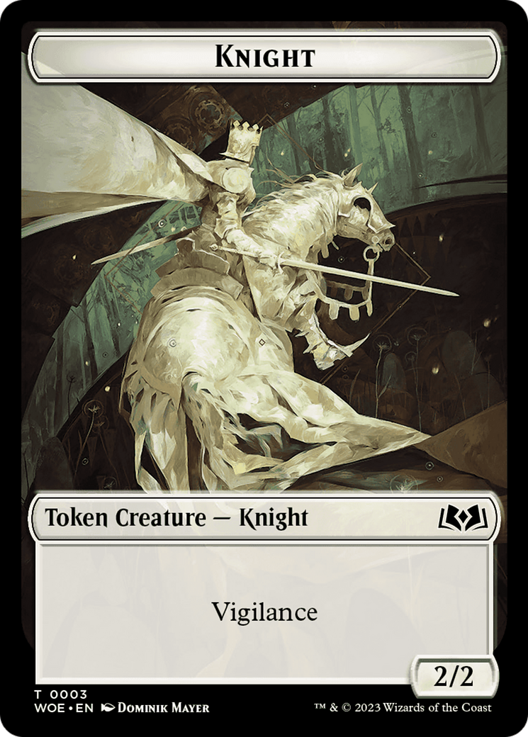 Knight Token [Wilds of Eldraine Tokens] | Cracking-Singles