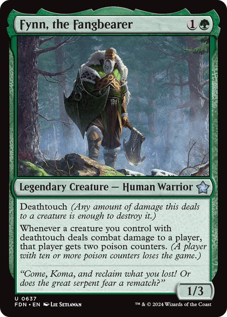 Fynn, the Fangbearer [Foundations] | Cracking-Singles
