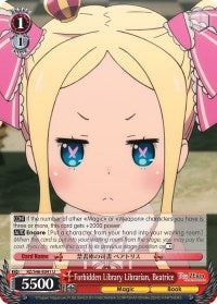 Forbidden Library Librarian, Beatrice (RZ/S46-E041 U) [Re:ZERO] | Cracking-Singles