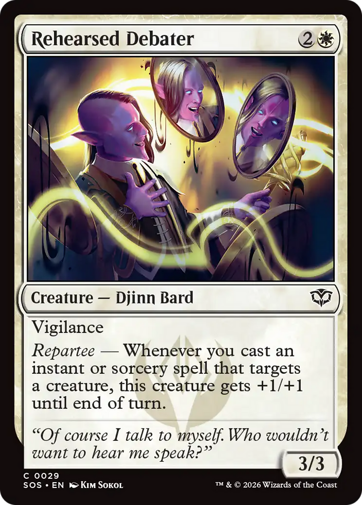 Rehearsed Debater [Secrets of Strixhaven] | Cracking-Singles