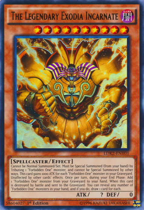 The Legendary Exodia Incarnate [LDK2-ENY01] Ultra Rare | Cracking-Singles