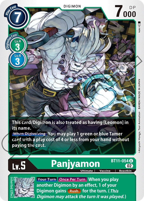 Panjyamon [BT11-054] [Dimensional Phase] | Cracking-Singles