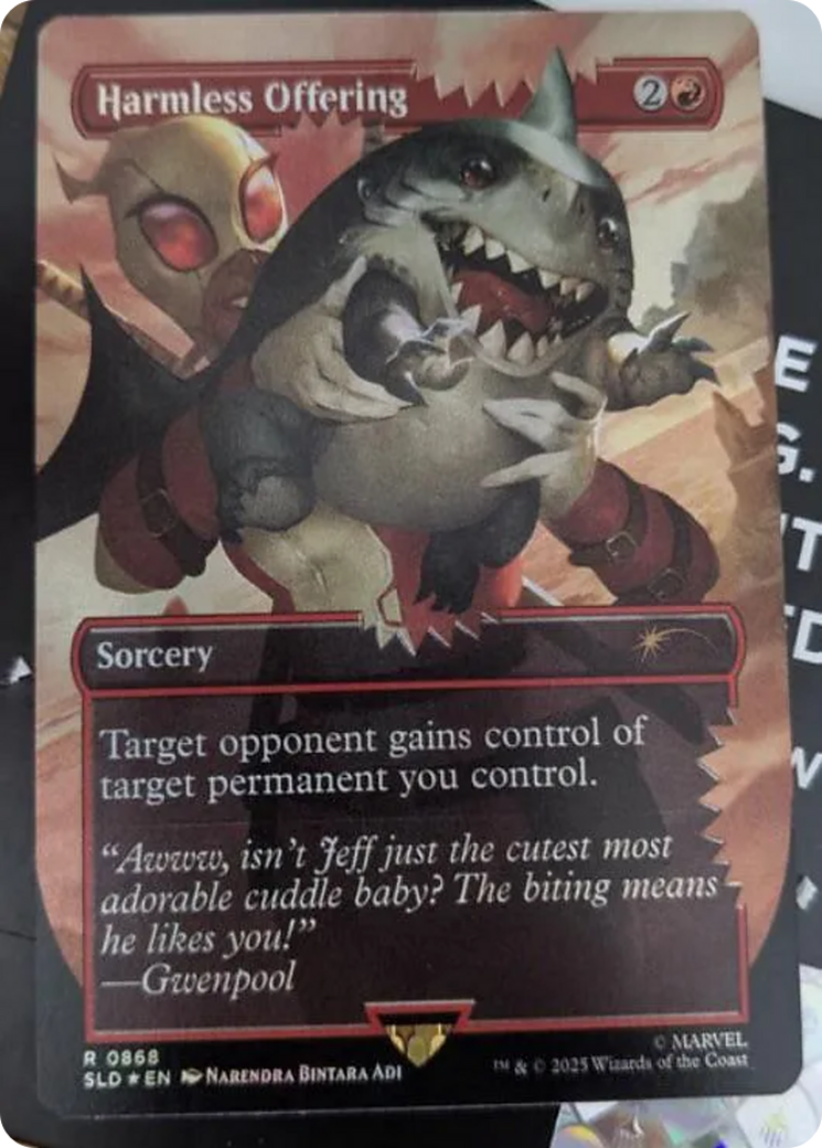 Harmless Offering (Rainbow Foil) [Secret Lair Drop Series] | Cracking-Singles