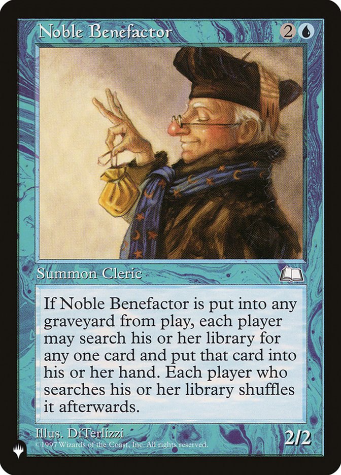 Noble Benefactor [The List] | Cracking-Singles