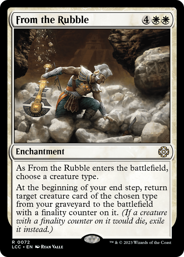 From the Rubble [The Lost Caverns of Ixalan Commander] | Cracking-Singles